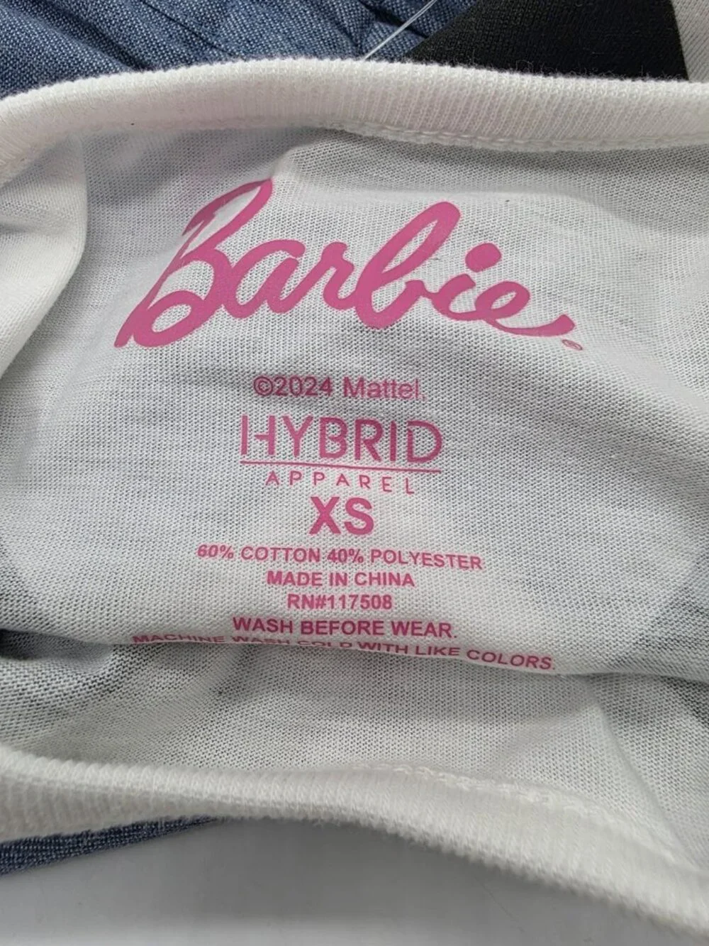 Barbie Hybrid Girl's 2 Piece Outfit Size XS Black Tank Top Shirt & Skirt